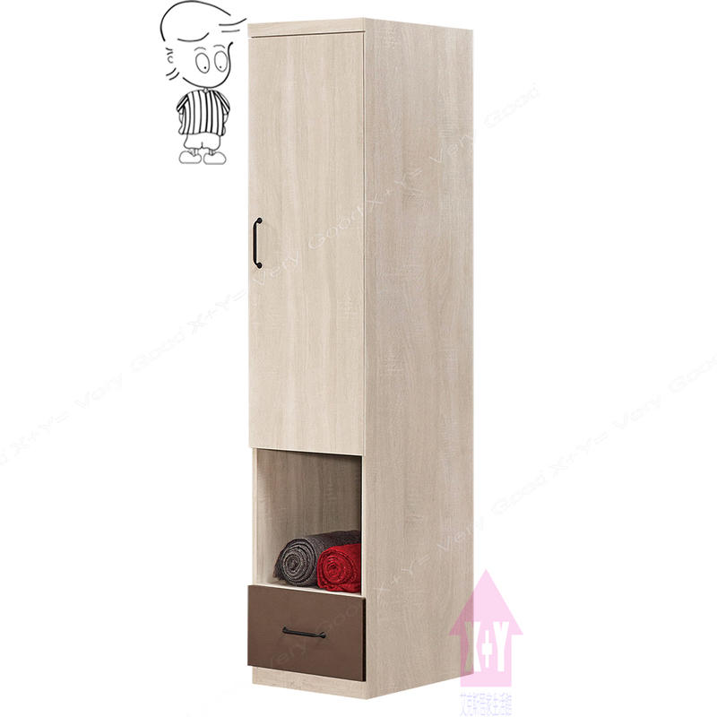 【X+Y時尚精品傢俱】現代衣櫃系列-戴維斯 1.3尺衣櫥.衣櫃.低甲醛防蛀木心板.摩登家具