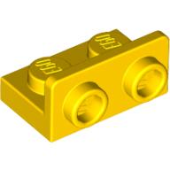 LEGO Yellow Bracket Inverted 1x2 1x2 樂高黃色 反向側接轉向 6057458