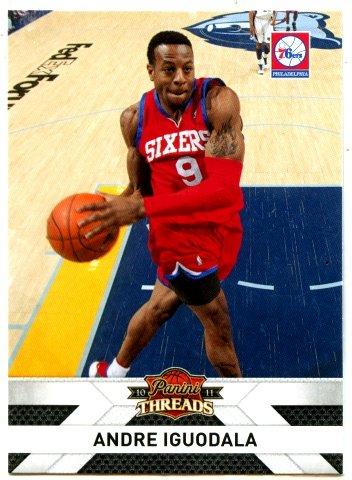 (L) NBA-10-11-Panini Threads  #62 費城76人隊 明星扣將 Andre Iguodala 精美球員卡一張