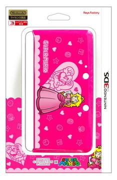 ★御玩家★特價出清 3DS瑪利歐主機殼-粉紅-keys Factory