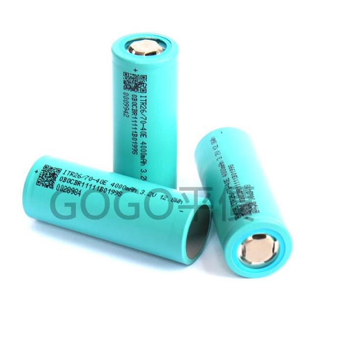 全新品 磷酸鋰鐵電池3.2V/26700/26650  足容4000mAh  電動車電瓶(動力電池)、儲能電池兩用