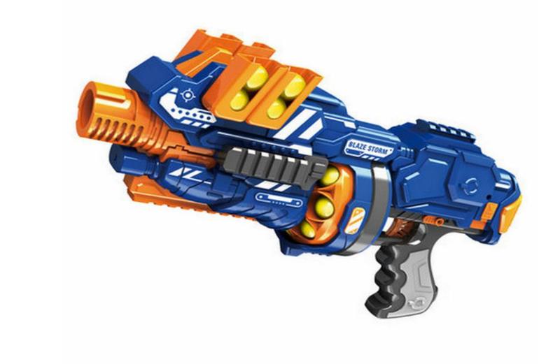 環宇823生存遊戲-電動軟彈球槍發射EVA/PU球安全玩具槍7087型號