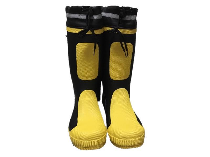 【佑佑的窩】KS MIB 橡膠材質 束口 黃 黑 色  鋼頭 雨鞋 RB905DS01