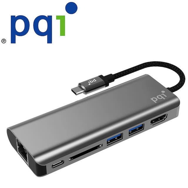  【子震科技】PQI Type- C USB-C 6-Port Multi Pro Hub 六合一 6in1 多功能