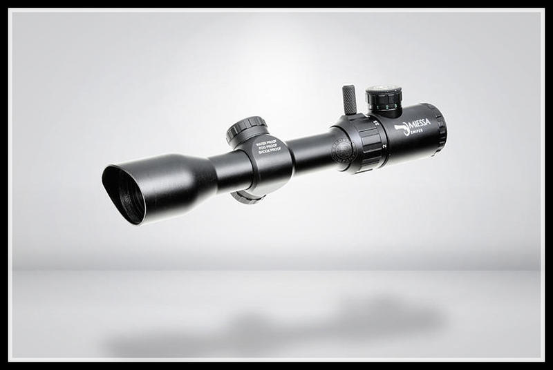 【原型軍品】全新 II MIESSA 2-7X32 狙擊鏡 紅綠光5段 抗震 瞄準鏡 瞄具 ... 12354