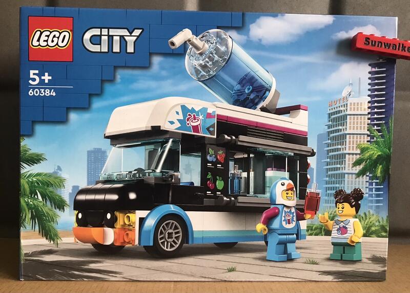 【積木2010】樂高 LEGO 60384 企鵝冰沙車 / 企鵝人 CITY 城市 行動餐車 冰沙車 / 全新未拆