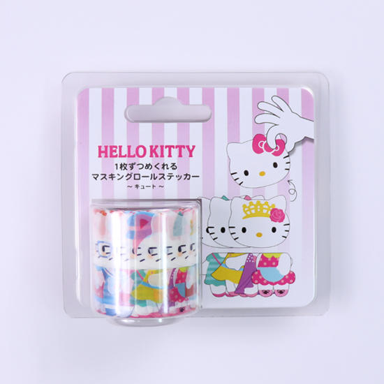 【寵愛物語包裝】bande 和紙膠帶 三麗鷗 Kitty 手作 裝飾 包裝~日本製 300片入 現貨 5折