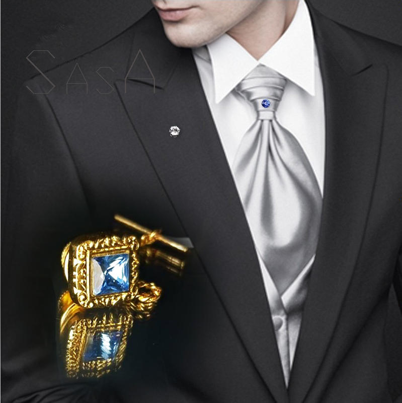 男士領帶針❤↜ 簡約領帶固定扣代替領帶夾領帶別針襯衫領帶扣領帶固定扣 領帶夾#R005 袖扣領帶針 多色選
