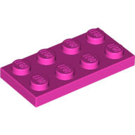 全新LEGO樂高薄板 3020 6056263 深粉紅 Dark Pink Plate 2x4 E03