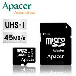 全新 Apacer宇瞻 MicroSD TF SDHC UHS-I C10 64G 64GB 手機 記憶卡 終身保固