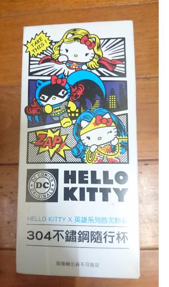 HELLO KITTY英雄系列首次聯名304不銹鋼隨行杯