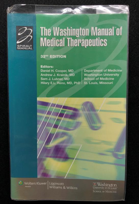 The Washington Manual of Medical Therapeutics, 32nd Edition