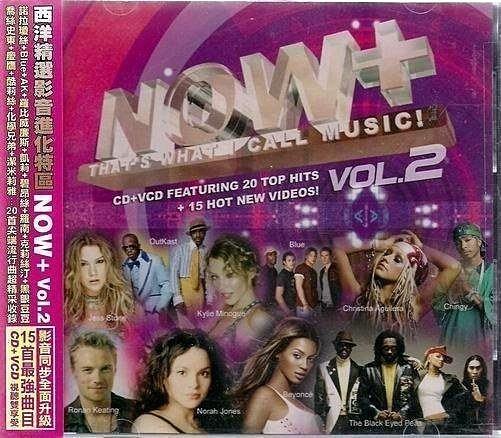 【正價品】NOW+:vol.2 //黑眼豆豆, NORAH JONES...CD+VCD-EMI,2004年發行