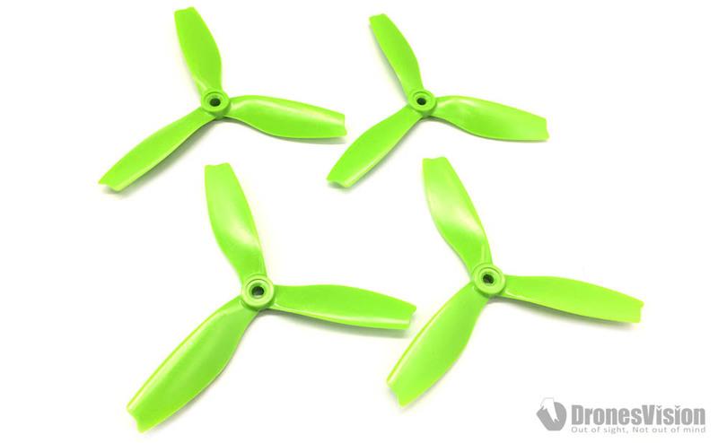 HQProp 5X4X3 綠色 多軸專用槳 玻璃纖維複合物材質 4入 (兩正兩反)(HQ-5X4X3-DPS-G)