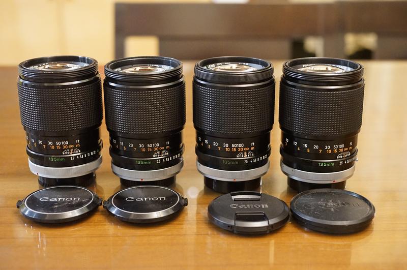 【售】已保養 Canon FD 135mm F2.5及135mm F2.5 S.C. 長焦人像鏡頭可轉Sony E口