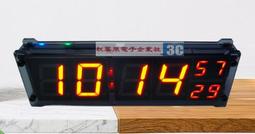 WIFI對時數碼鐘 高精度1.2英寸 亞克力 數碼管時鐘 臺...