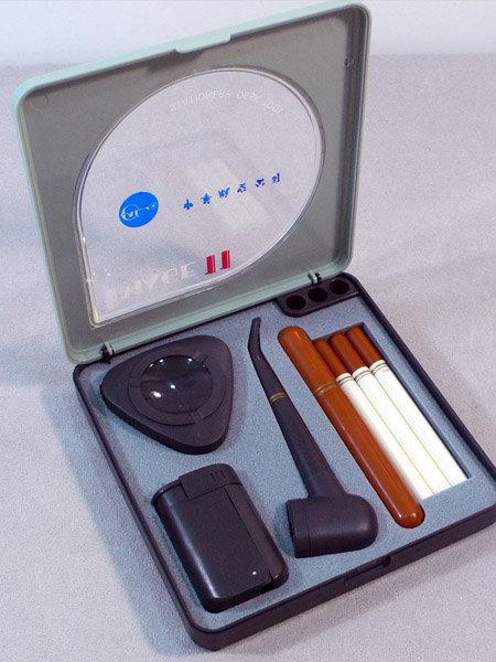 絕版品 老LOGO 中華航空 CHINA AIRLINES IMAGE 11 香煙雪茄造型文具組合