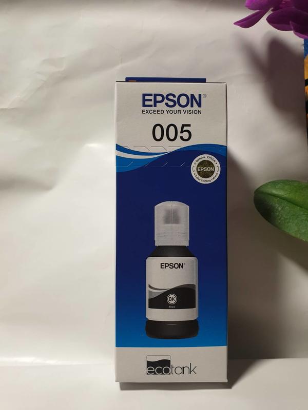 EPSON (005)   C13T03Q100   黑色 原廠墨水 120ml