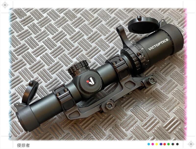 【侵掠者】TAC Vector Optics 維特 Victoptics S6 1-6x24 高抗震倍率短瞄/瞄準器-黑