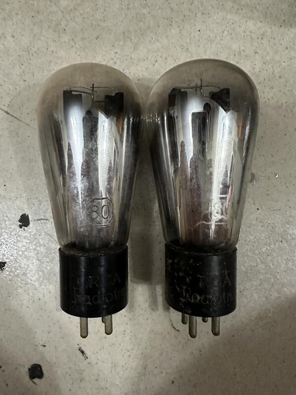 UX281 CX381 真空管2本　RCA CUNNINGHAM UX281 CX381 真空管2本 RCA CUNNINGHAM UX281 CX381 vacuum tube