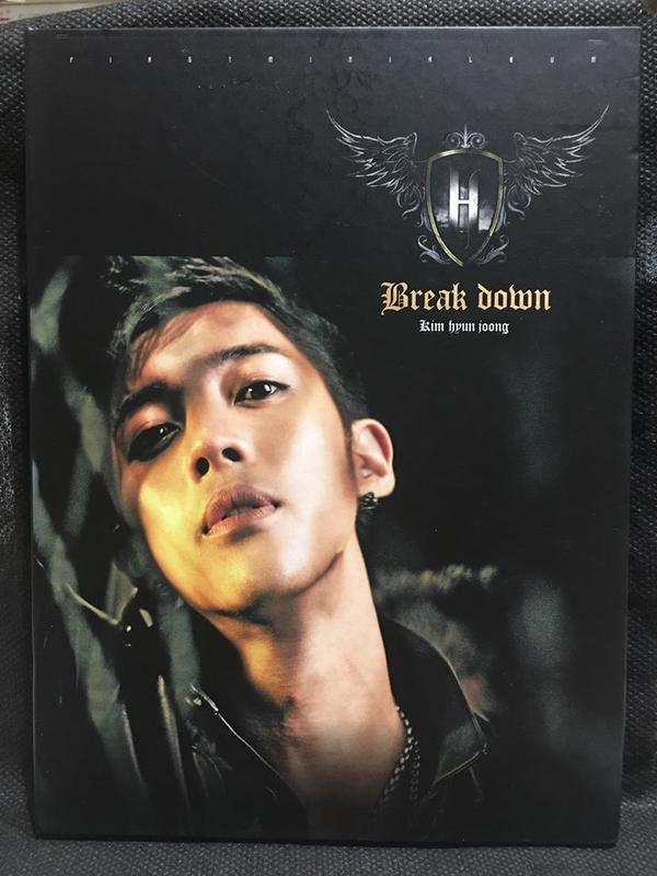 自有收藏 韓國版 SS501之KIM HYUN JOONG 金賢重 Break Down 首張迷你專輯CD