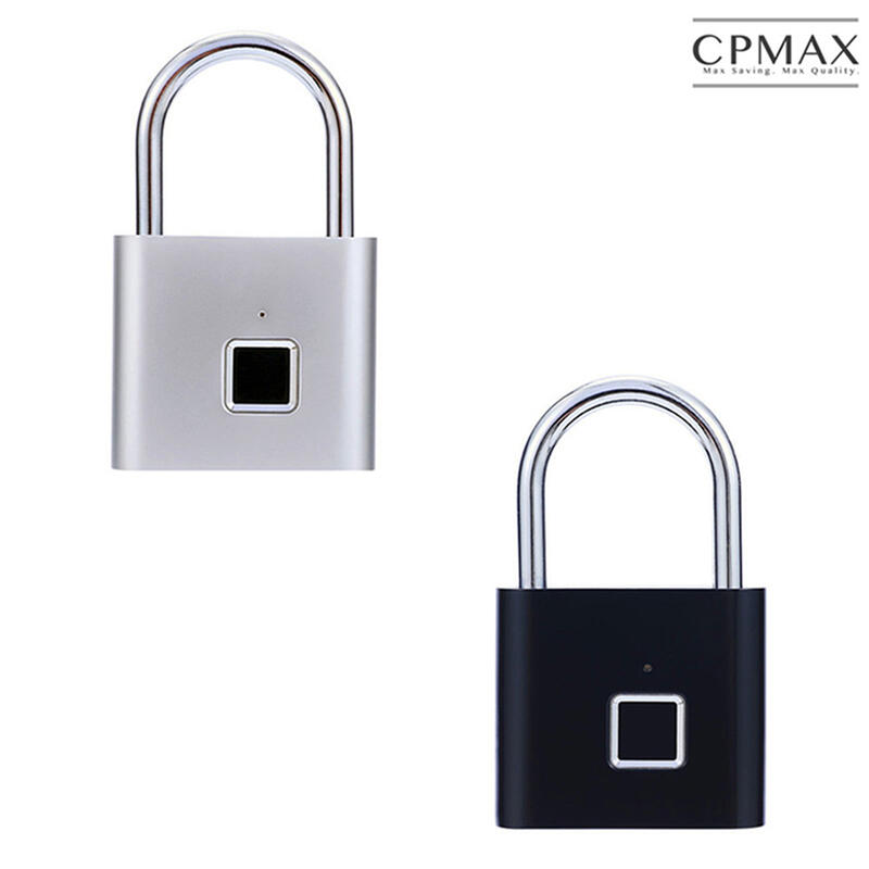 CPMAX 電子密碼指紋鎖 掛鎖 隨身攜帶鎖 行李箱鎖 指紋鎖 旅行用 防盜鎖 配件 鎖 電子密碼 旅行防盜鎖 H181