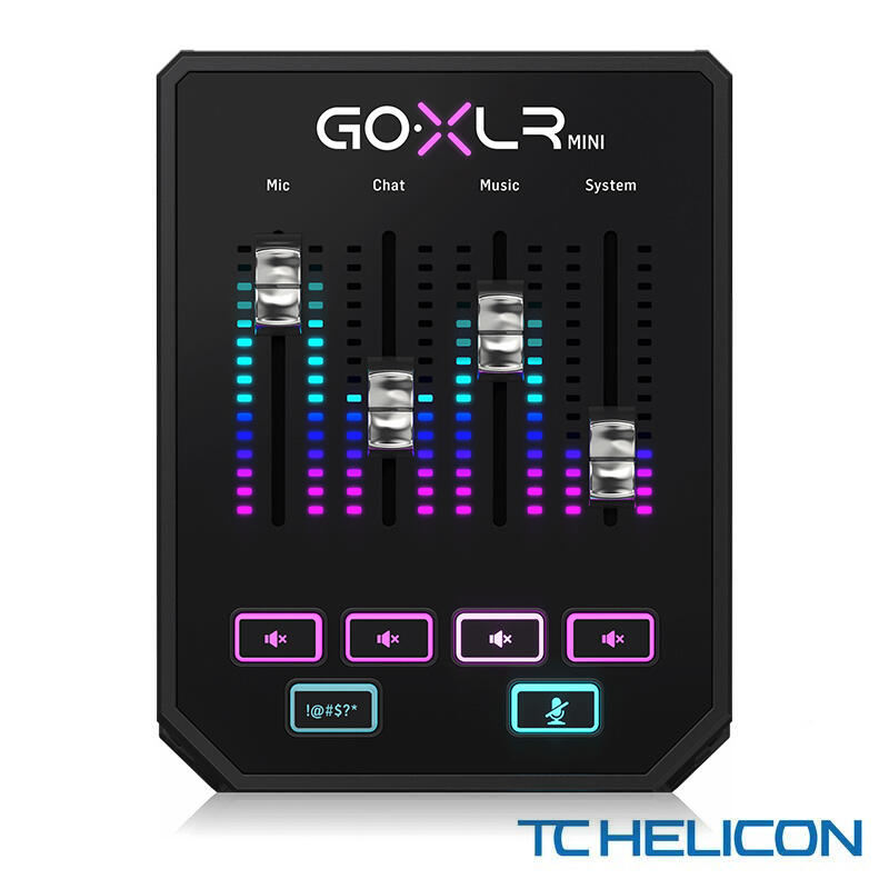 【又昇樂器 . 音響】TC Helicon GO XLR Mini 直播電競混音人聲效果器