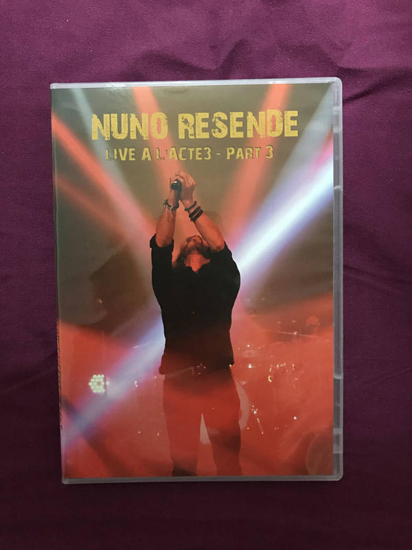 Nuno Resende演唱會DVD Live A l'Acte3 part 3 努諾雷森德 羅密歐與茱麗葉 搖滾莫札特