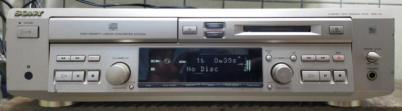 日製 Sony MXD-D3 MD / CD 錄放音座