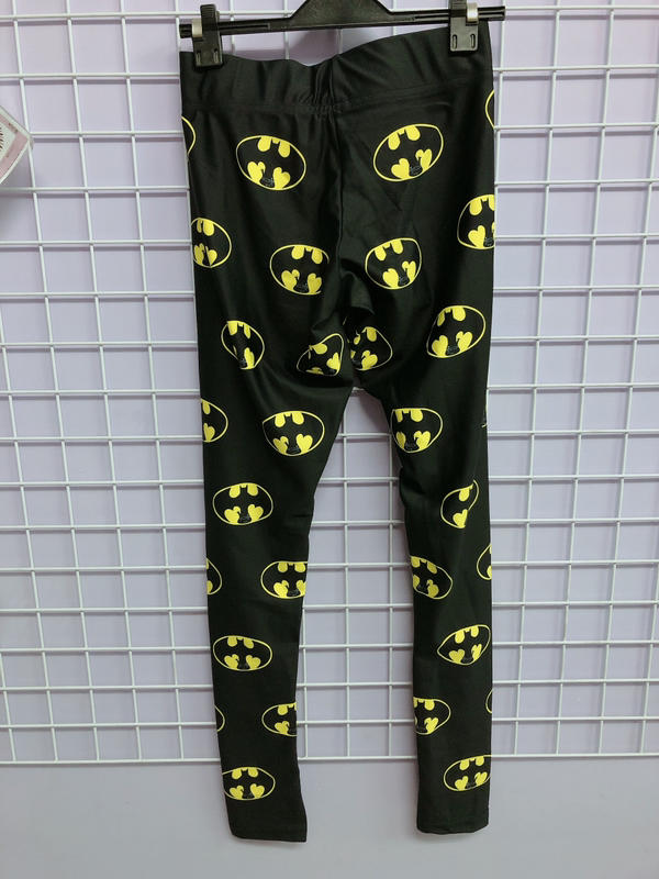 全新黑底蝙蝠俠圖案/瑜珈韻律褲（S號）也可當睡褲穿！材質超級舒服