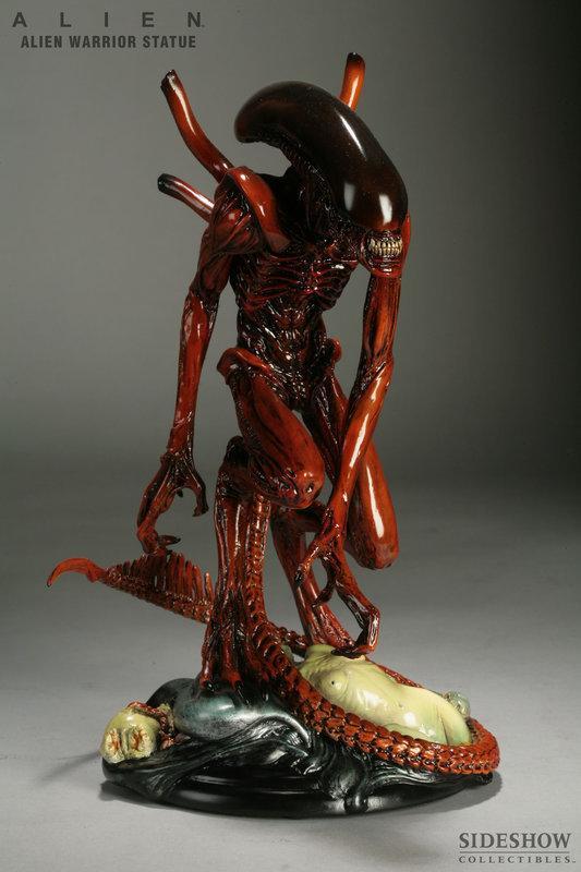Sideshow Alien Warrior 紅棕色戰鬥異形全身雕像 竹谷隆之設計 死侍 HT 終極戰士 鋼鐵人