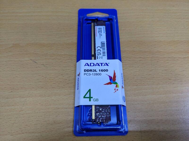 ADATA 威剛 DDR3 DDR3L 1600 4G 8G (全新)