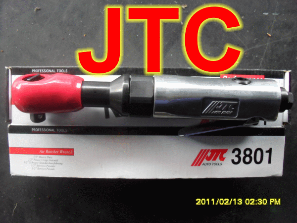 ~ 汽機車維修必備 ~ JTC 1/2" 4分 90度氣動棘輪扳手 全新品 ~