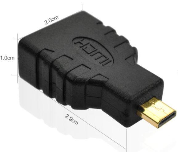 【不囉嗦24H送出】HDMI 轉 MICRO HDMI  轉接頭 鍍金 ( 螢幕傳輸線 螢幕轉接頭 VGA D-SUB