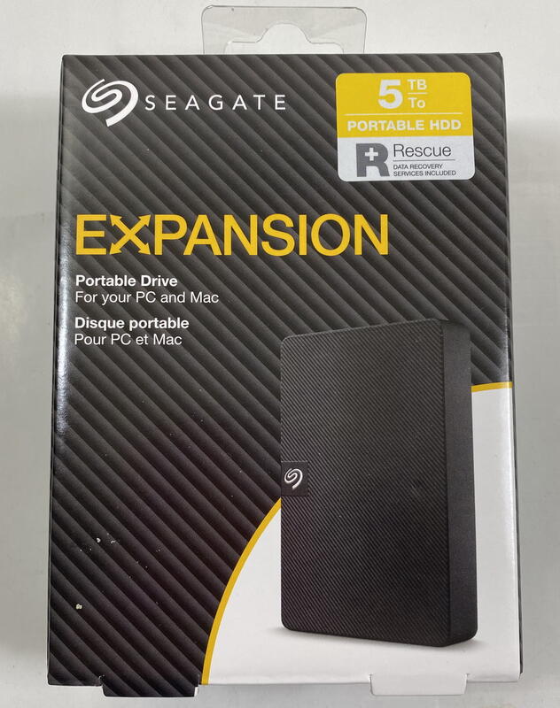 (原廠3年保含資料救援服務)新款希捷SEAGATE 新黑鑽USB3.0 2.5吋 2T 2TB 5T 5TB行動硬碟