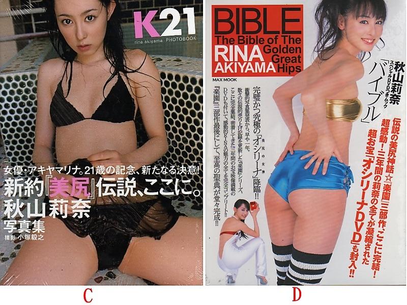 秋山莉奈RINA AKIYAMA寫真集樂園、失樂園、K21、BIBLE、Breeze