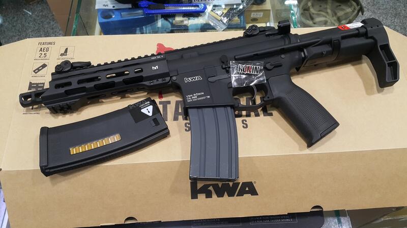 五0兵工 現貨 KWA RONIN T6 PDW (AEG2.5) 全金屬電動槍 雙彈匣版,M4 衝鋒槍