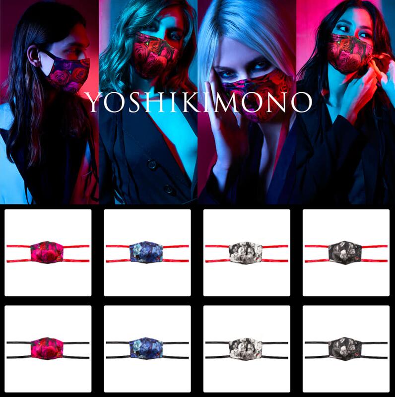 YOSHIKIMONO 絲綢口罩/ SILK MASK 周邊X JAPAN XJAPAN YOSHIKI 和服