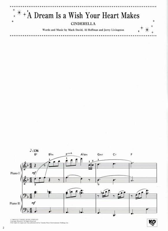【愛樂城堡】鋼琴譜=迪士尼動畫歌選四手聯彈鋼琴譜(初級x中級)DISNEY SONG SELECTIONS -Piano