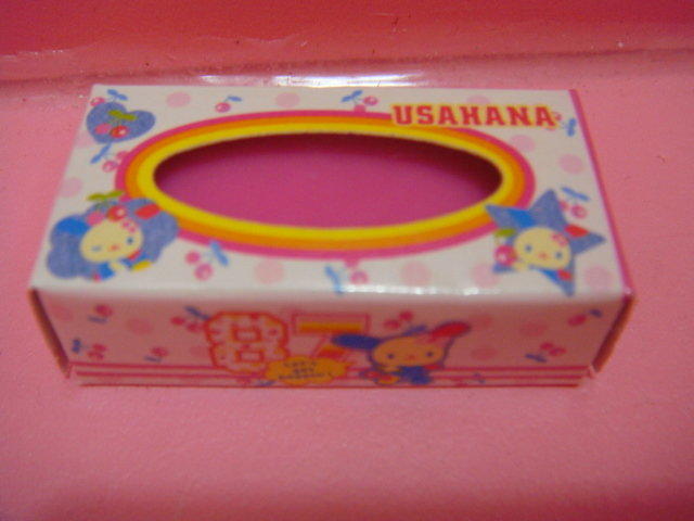 瑪奇格 日本原裝進口 彩虹兔 面紙盒 橡皮擦 5cm*2.5cm