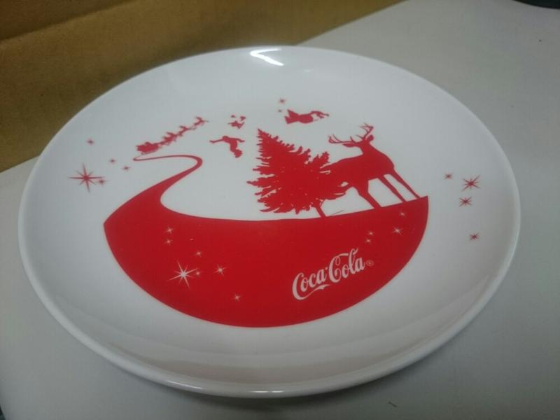 2007日本可口可樂陶瓷盤第1款，共4款