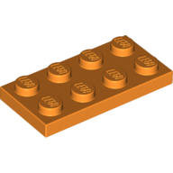 全新LEGO樂高薄板 3020 4158355 橘色 Orange Plate 2x4 A05 G46