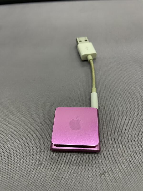 Apple iPod shuffle 4 四代2GB 粉紅色功能良好電力正常含充電線剩粉紅