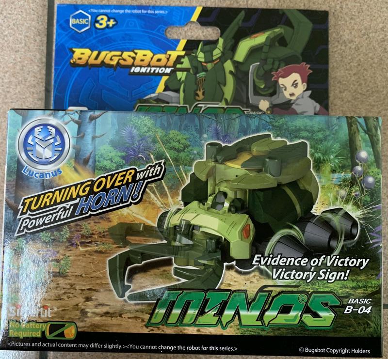 小猴子玩具鋪~全新正版㊣~BUGSBOT 超甲蟲戰記 基本款系列 B-04 米諾斯~特價:299元/組
