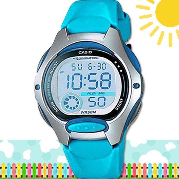 CASIO 時計屋 卡西歐手錶 LW-200-2B 數字錶 兒童錶 球面玻璃鏡面 保固 附發票