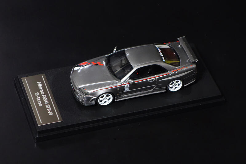 現貨出清】1/43 hpi Racing Nismo R34 GT-R S-tune Athlete Silver