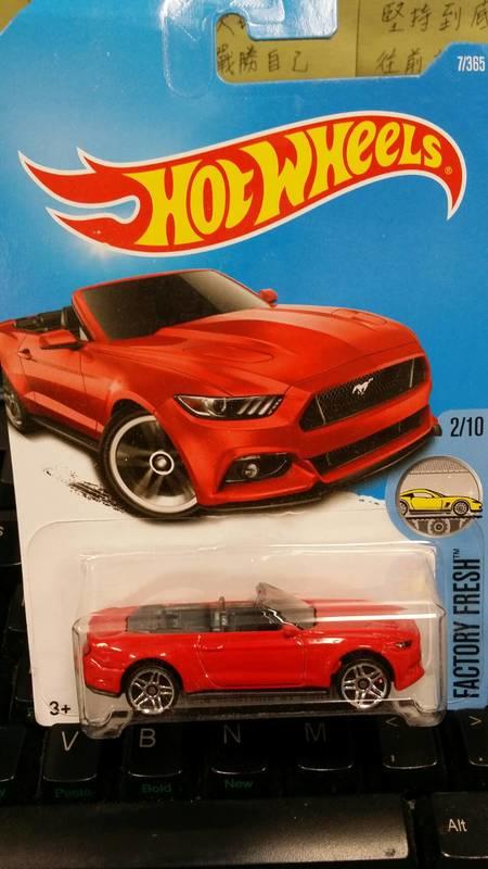 現貨 風火輪 Hot Wheels No7 Ford Mustang GT CONVERTIBLE 敞篷 玩具 模型車