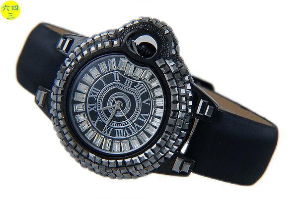 (六四三精品)超美滿天星方鑽面盤.錶殼.大型錶徑4.3公分精準鑽錶....黑烤漆!
