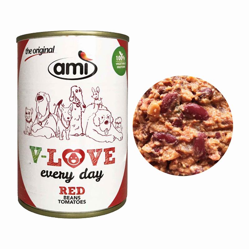 《AMI 阿米》素食狗罐頭(400克)～義大利原裝進口 全球領導品牌 完整素食配方寵物食品