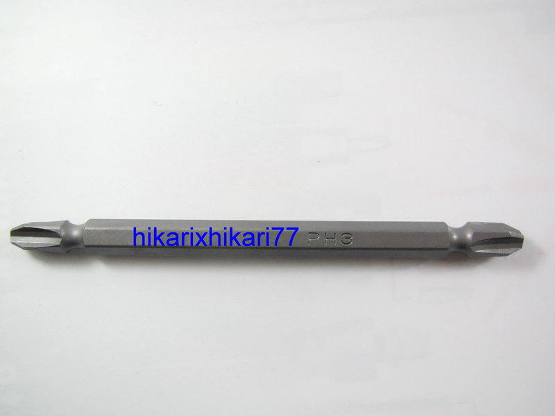 1/4-3PH-3PH-100L(單支)(機車修理專用起子頭) (短嘴)(100長)